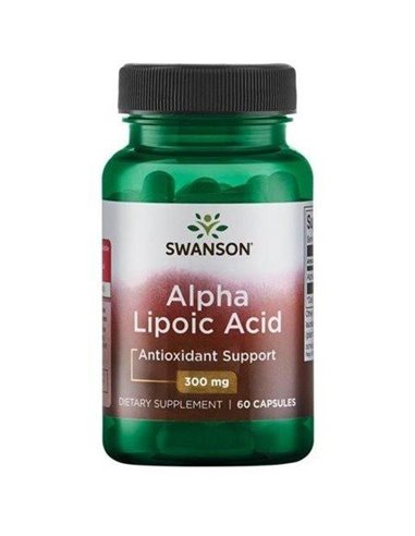 Alfa-liponsyre 300 mg, 60 kapsler