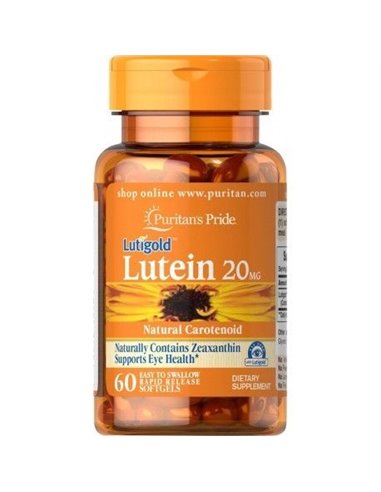 Lutein 20 mg, 60 kapsler