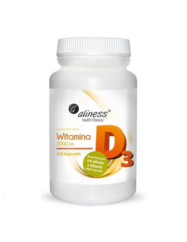 Vitamin D3 2000IU, 120 hetter