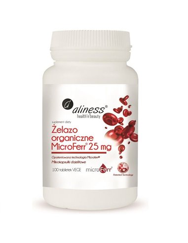MicroFerr® Organisk jern 25 mg, 100 tabletter