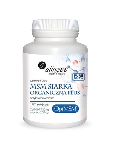 MSM Organic Sulphur PLUS, 180 tabletter