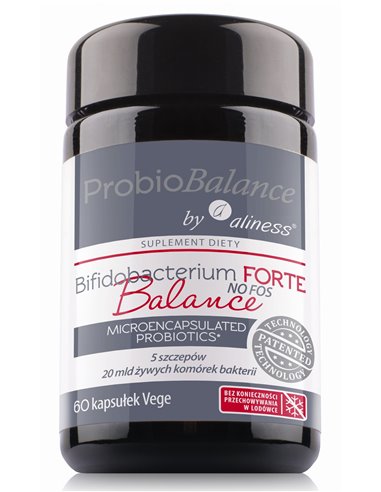 ProbioBalance, Bifidobacterium Forte Balance 20 mld., 60 vege caps.