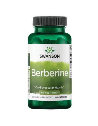 Berberine 400 mg, 60 kapsler