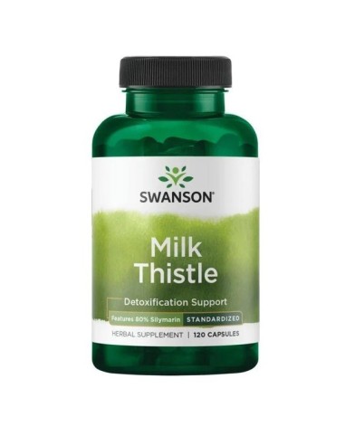 Milk Thistle (standardisert) Swanson, 250 mg, 120 kapsler