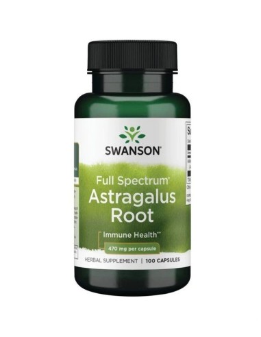 Astragalus membranaceus 470 mg 100 kapsler. (Swanson)